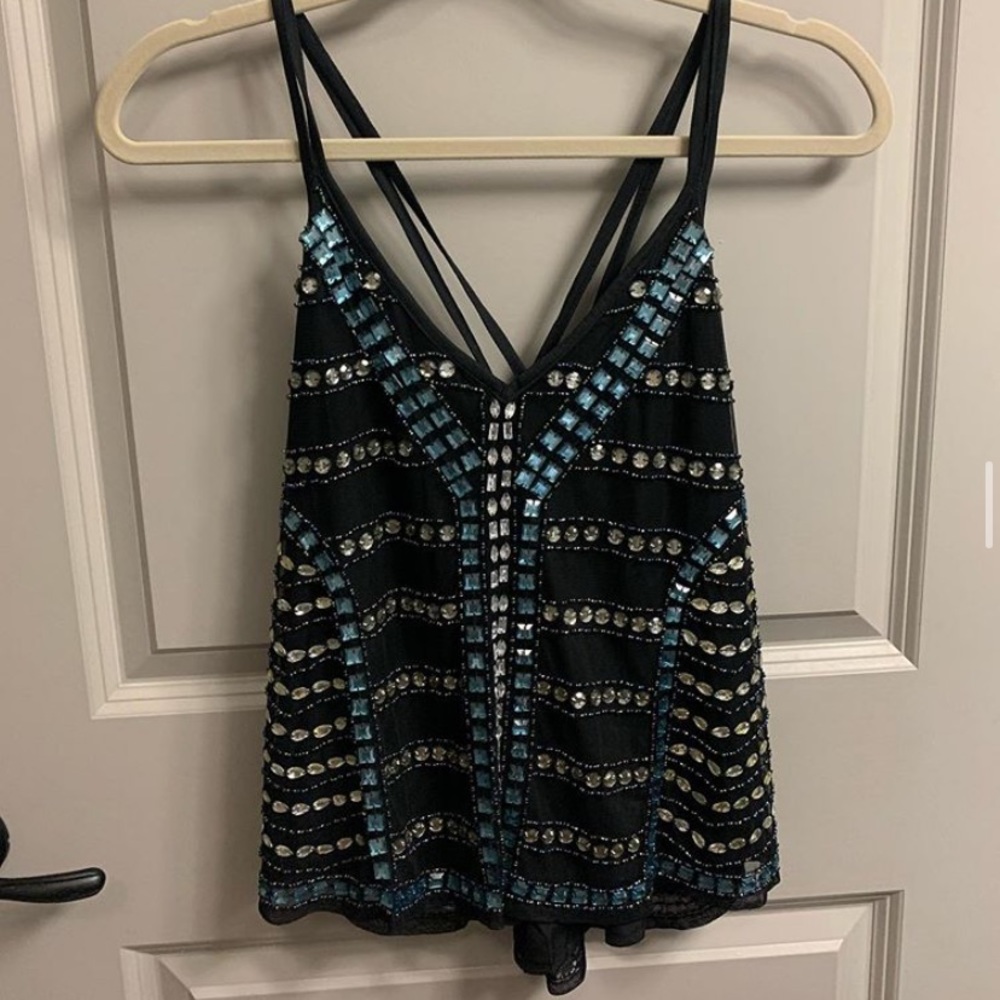 NBD jeweled tank top